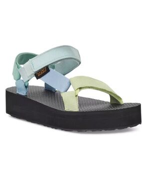 TEVA Midform Universal Sandals - Light Green Multi Pastel Green & Blue